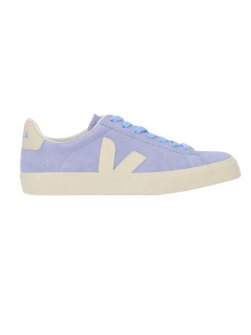 NWB Rare Veja Periwinkle Blue Suede Velcro Sneakers with Gum Sole - Picture 13 of 13
